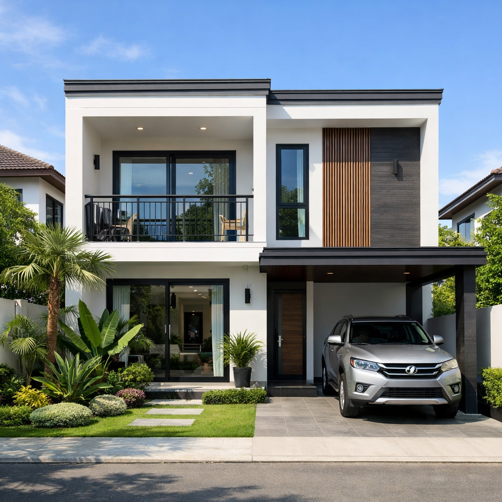 Modernes Haus kaufen Bangkok On Nut - Townhouse mit Garten